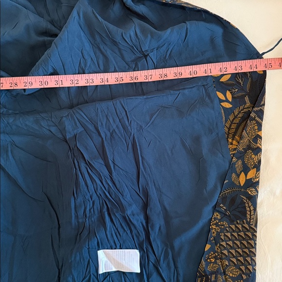 FARM Rio Navy and Gold Leaf Print Dress - Picture 9 of 9